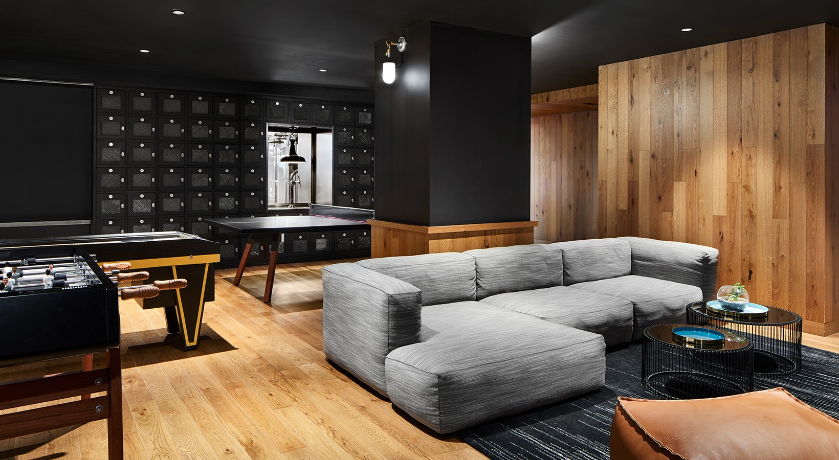 Game Room game room with billiards table and couch