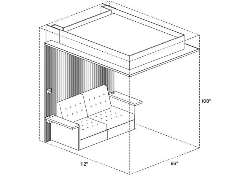 Ori Cloud Bed sketch image 2